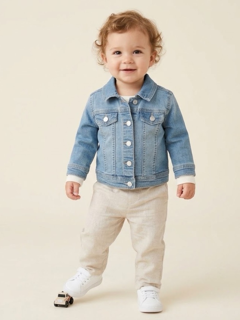 Children’s Place Toddler Light Blue Denim Jacket Classic Kids Jean Jacket Kids